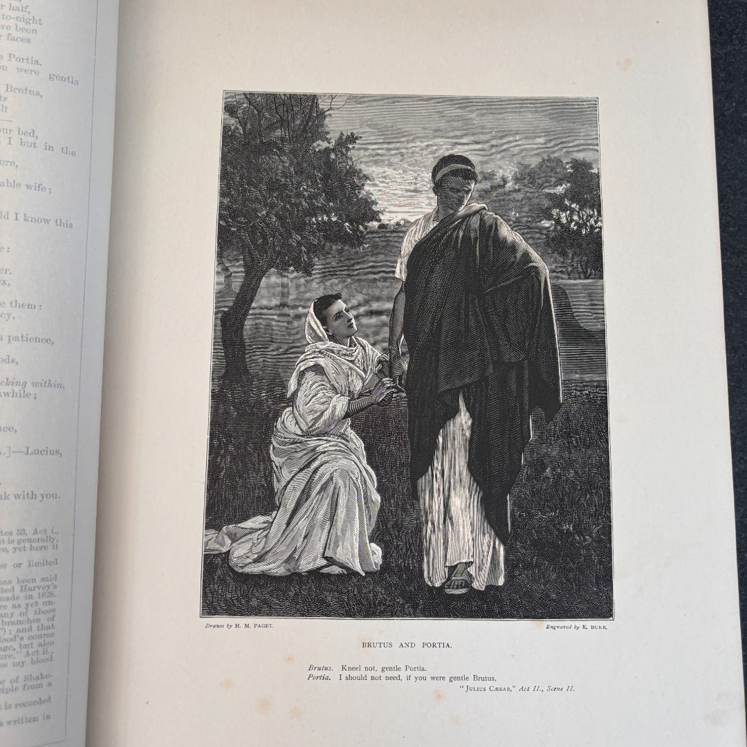 The Plays of William Shakespeare Illustrated Undated 1800s Antique