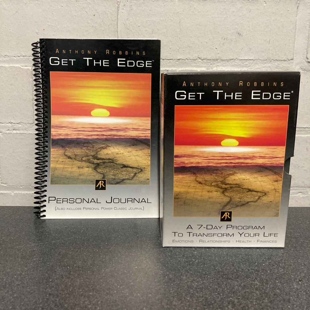 Anthony Robbins Get The Edge 7-Day Program Includes Personal Journal DVDs
