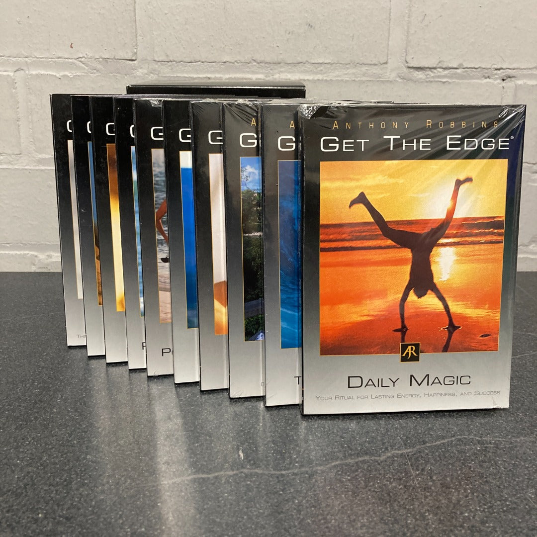 Anthony Robbins Get The Edge 7-Day Program Includes Personal Journal DVDs