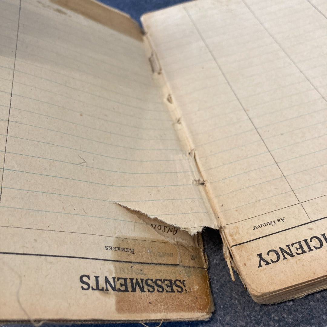 RAF Flying Log Books WW2 Navigators/Air Bombers/Gunner Form 1767 Filled In