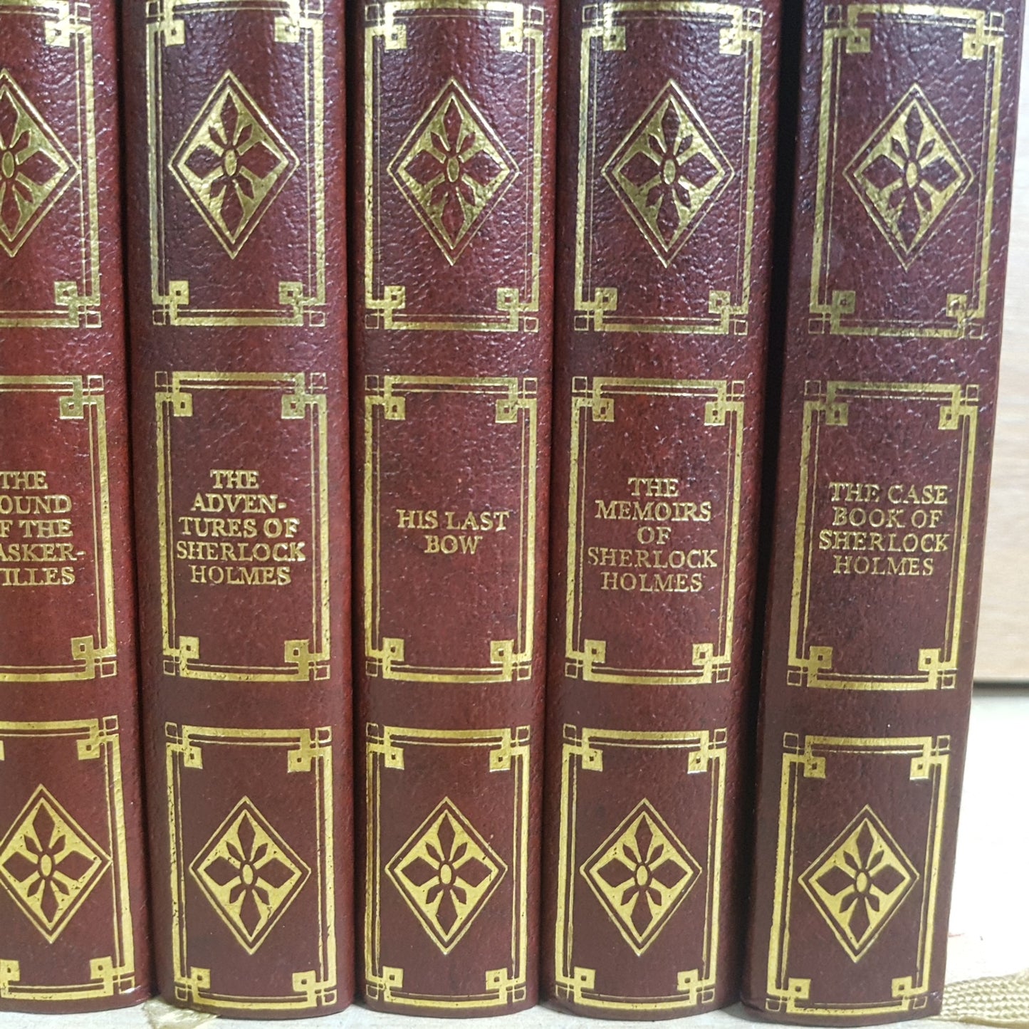 Vintage Sherlock Holmes 8 Book Set by Arthur Conan Doyle Heron Published 1981