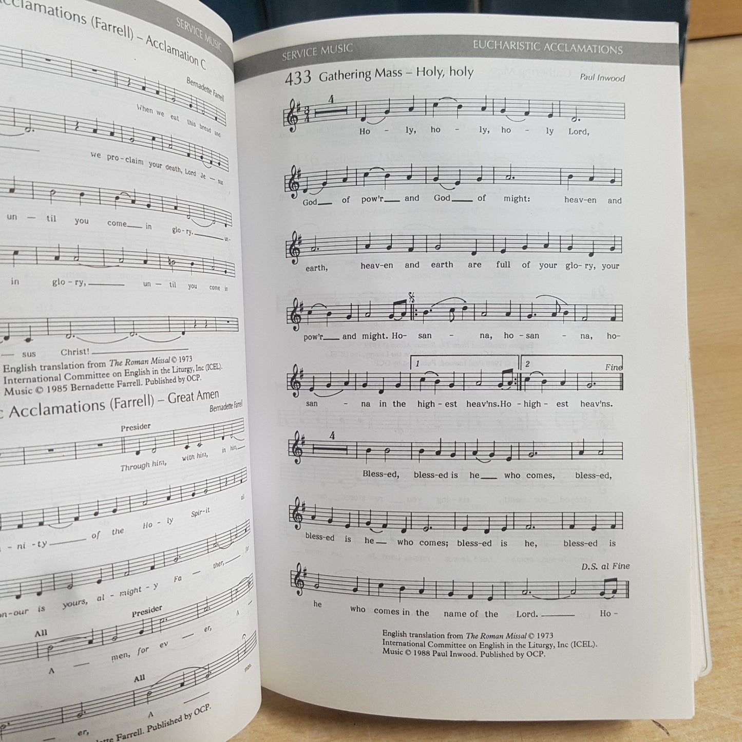 6 x Celebration Hymnal for Everyone Mccrimmons PVC Paperback Bundle for Choirs