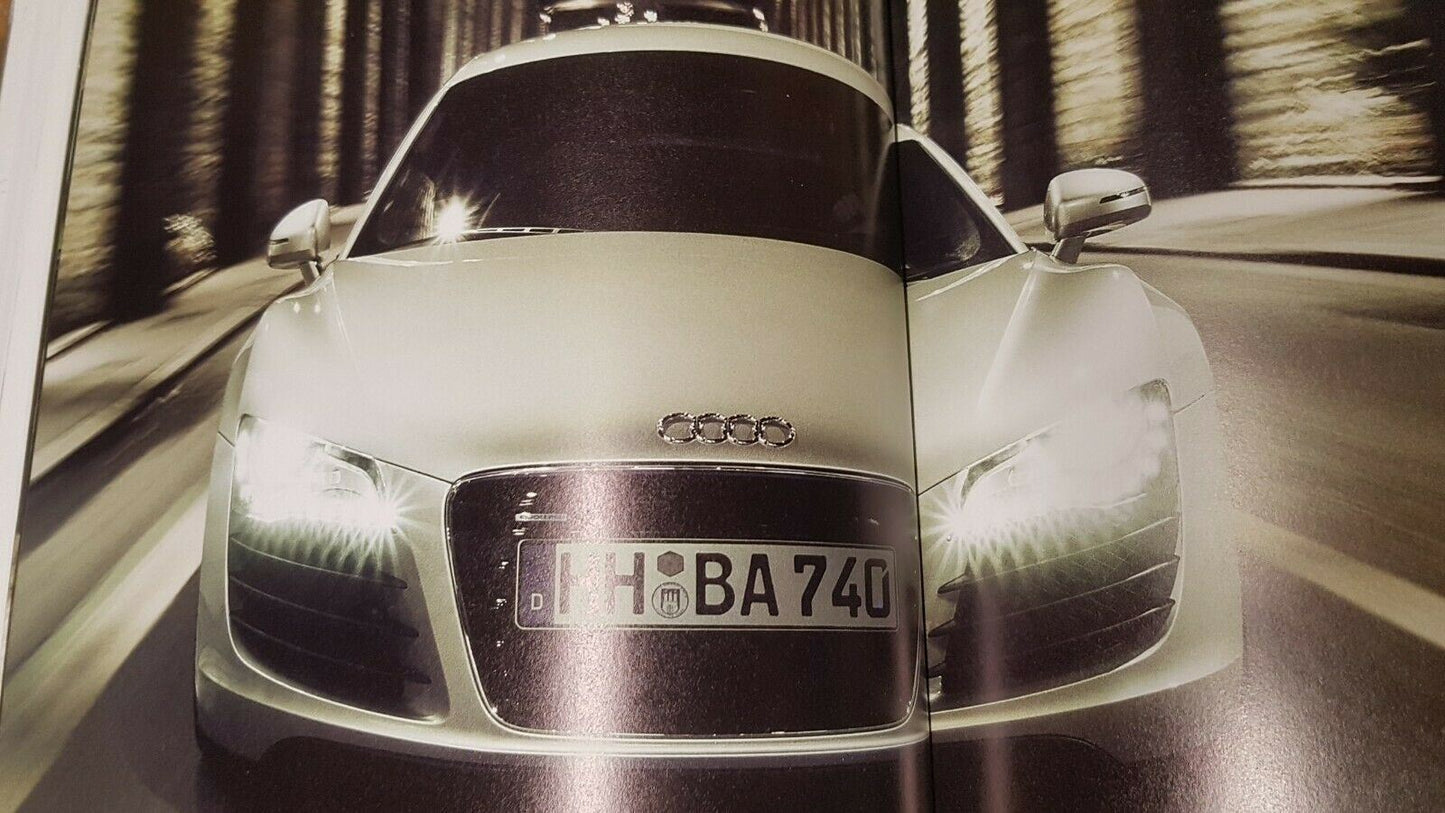 EB1052 Audi R8 Launch Owners Book Brochure Coffee Table Book 2nd Edition
