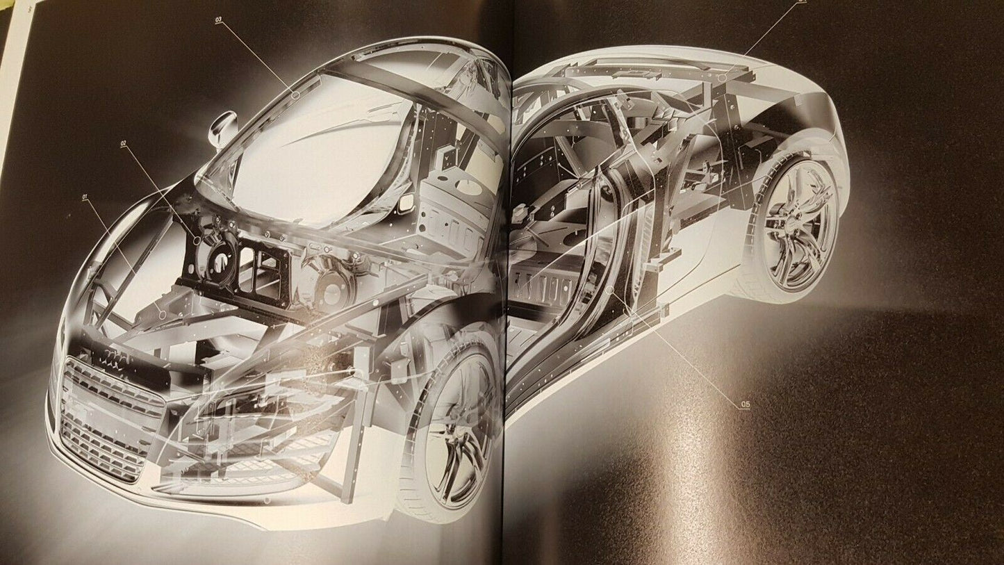 EB1052 Audi R8 Launch Owners Book Brochure Coffee Table Book 2nd Edition
