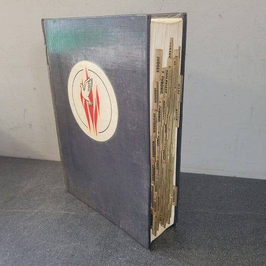 CHAIN REFERENCE BIBLE Thompson BB Kirkbridge Bible Co  with tabs 1957