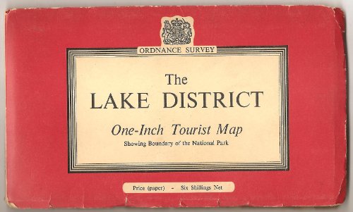 THE LAKE DISTRICT ONE-INCH TOURIST MAP [Paperback] Unknown