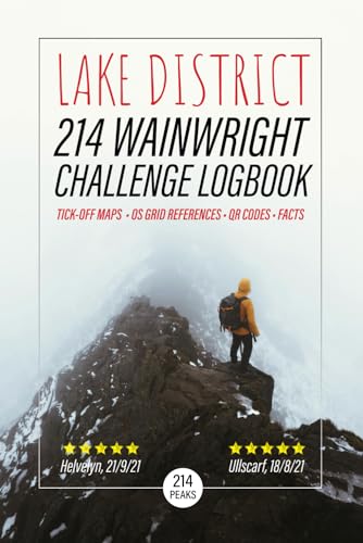 Lake District 214 Wainwright Challenge Logbook: Hiking In The Lakes With OS Grid References, Tick Off Maps, Fell Finder, 6 x 9 Backpack Size, 240 Pages (Lake District Books) [Paperback] Publishing, Herbert