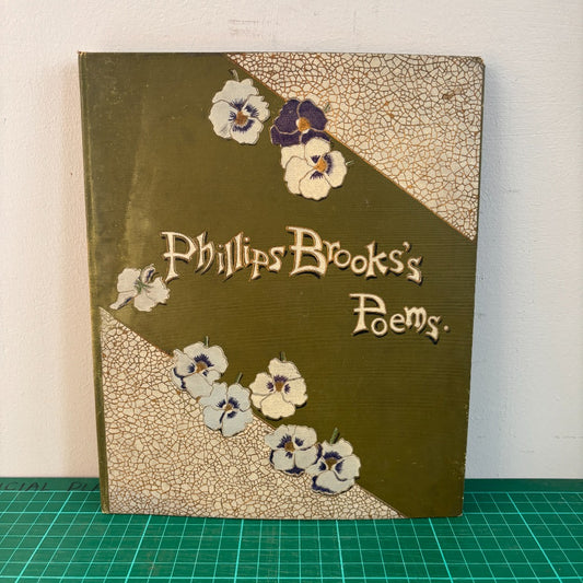 Phillips Brooks's Poems E.P. Dutton Hardcover c1897 Antique Rare Book