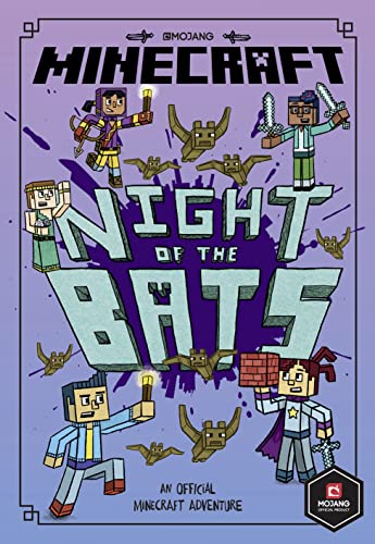 Minecraft: Night of the Bats (Woodsword Chronicles #2): Book 2 in the first official Minecraft gaming fiction series  perfect for getting kids aged 7, 8, 9 & 10 into reading! [Paperback] Eliopulos, Nick