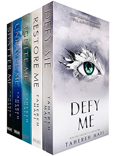 Shatter Me Series Collection 5 Books Set by Tahereh Mafi ( Shatter, Restore, Ignite, Unrave, Defy Me) [Paperback] Tahereh Mafi