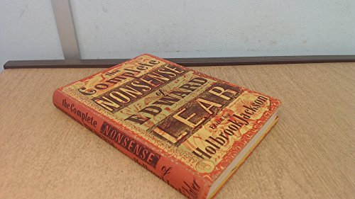 The Complete Nonsense of Edward Lear [Hardcover] Edward Lear and Holbrook Jackson