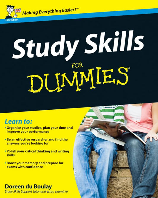 Study Skills For Dummies [Paperback] du Boulay, Doreen