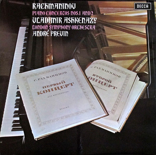 Rachmaninov*, Vladimir Ashkenazy, London Symphony Orchestra, Andre Previn Piano Concertos Nos.1 And 2