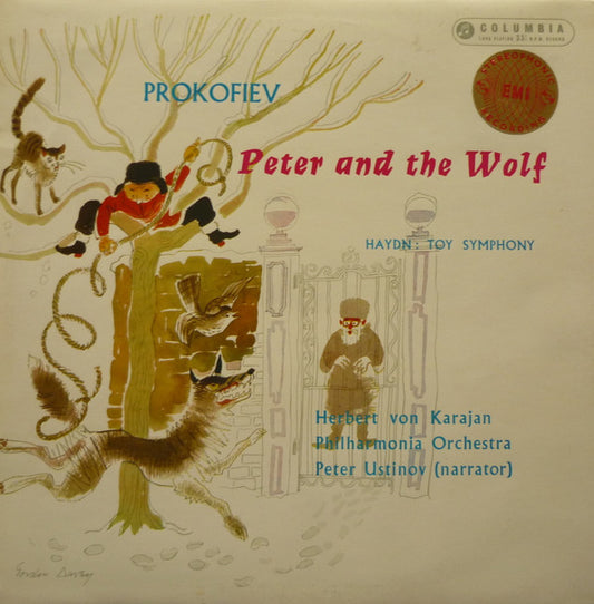 Herbert von Karajan, Philharmonia Orchestra Narrator Peter Ustinov Peter and the Wolf/Toy Symphony