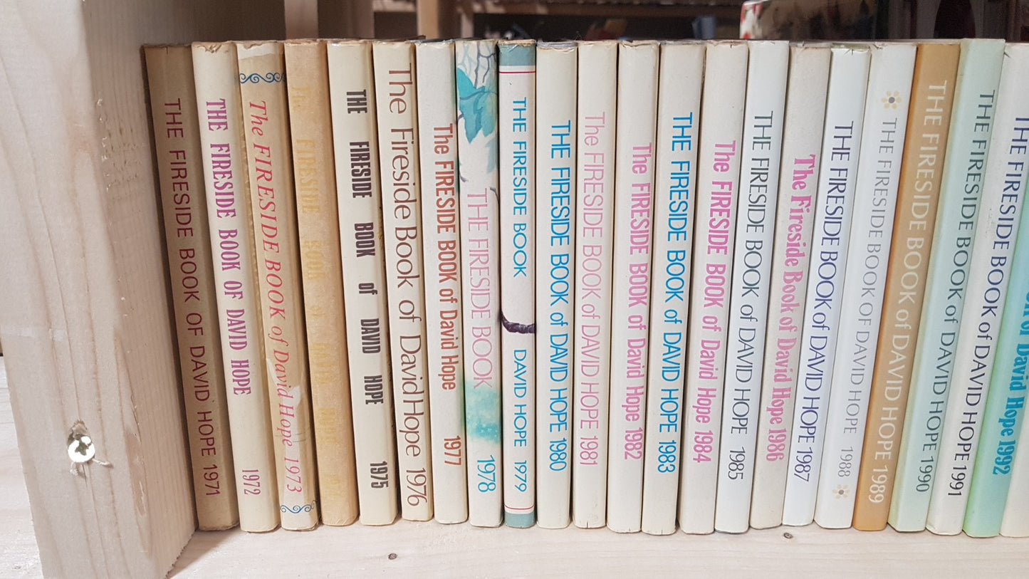 Fireside Book of David Hope Bundle Job Lot Rare Opportunity 1971-2011 -98,05-08
