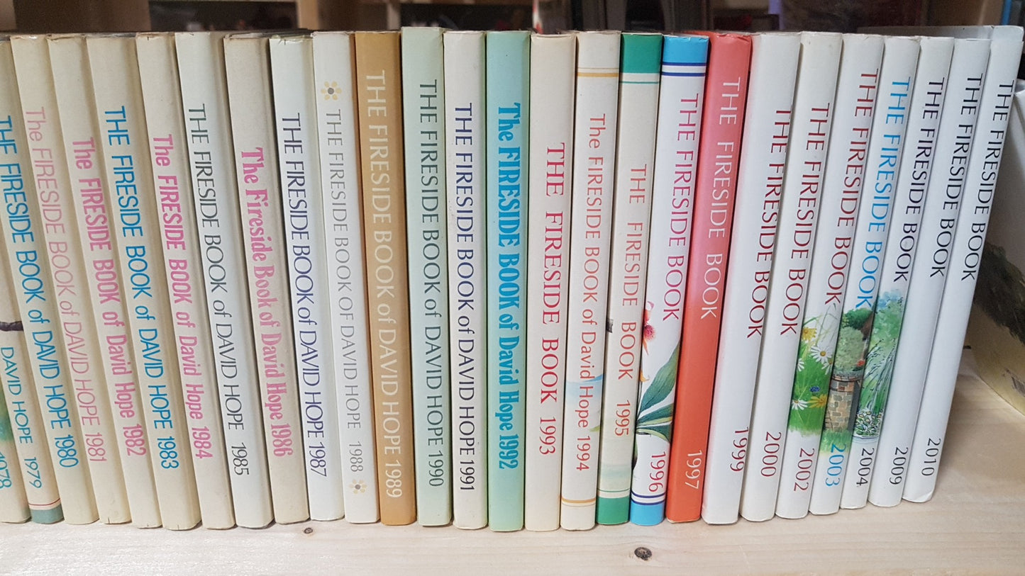 Fireside Book of David Hope Bundle Job Lot Rare Opportunity 1971-2011 -98,05-08