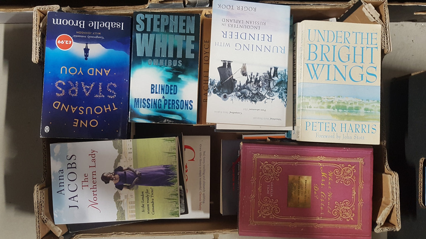 Pallet of Fiction Books, Wholesale Used Resale Novels P/B & H/B 20 Boxes
