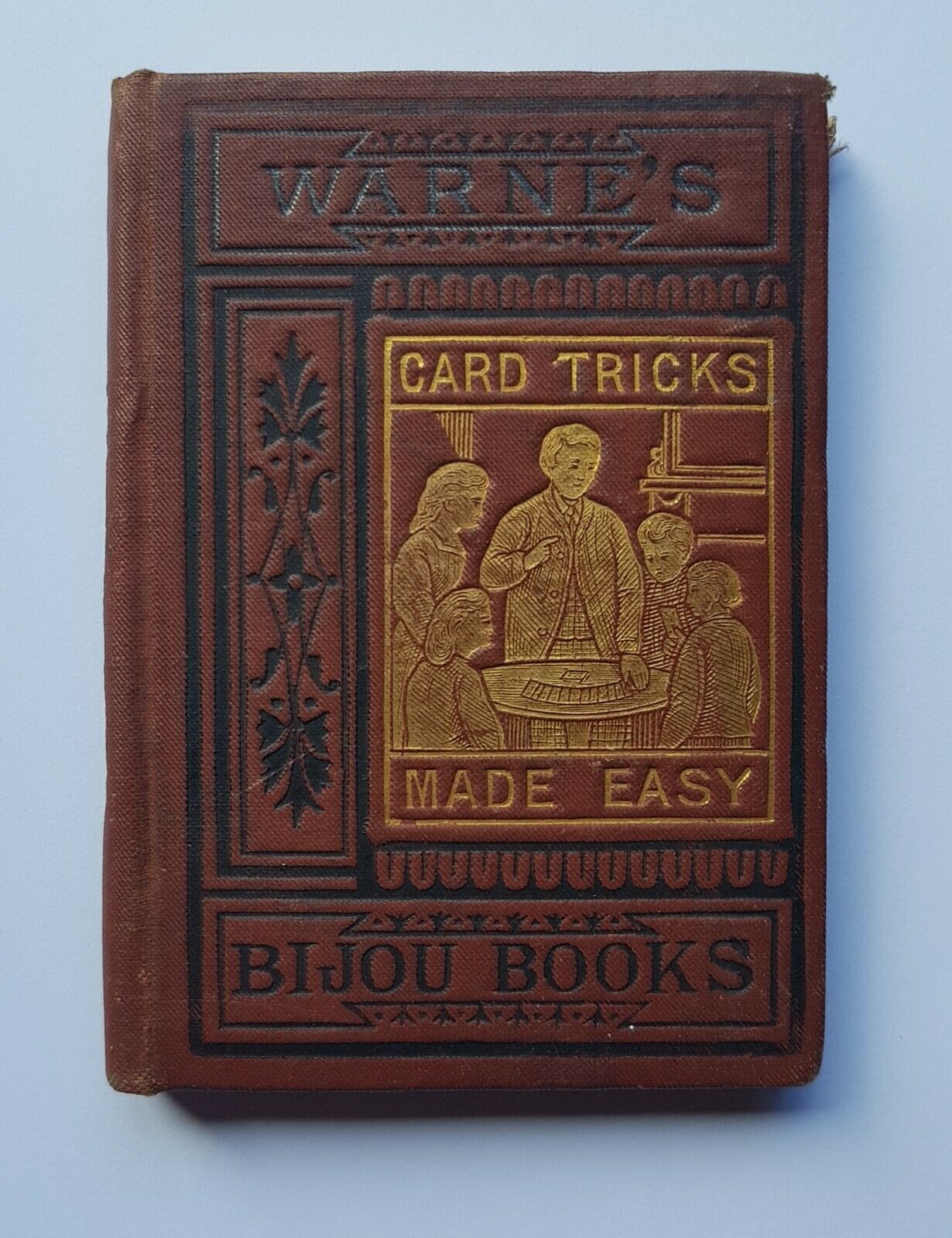 Card Tricks without Sleight-of-Hand by Hoffmann A Warne Bijou Book c1890s Magic