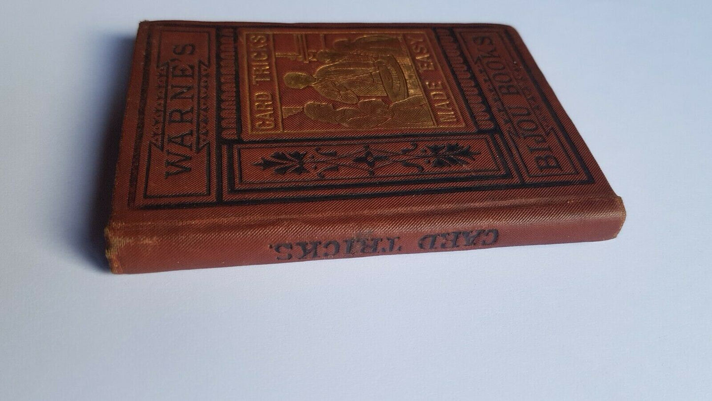 Card Tricks without Sleight-of-Hand by Hoffmann A Warne Bijou Book c1890s Magic