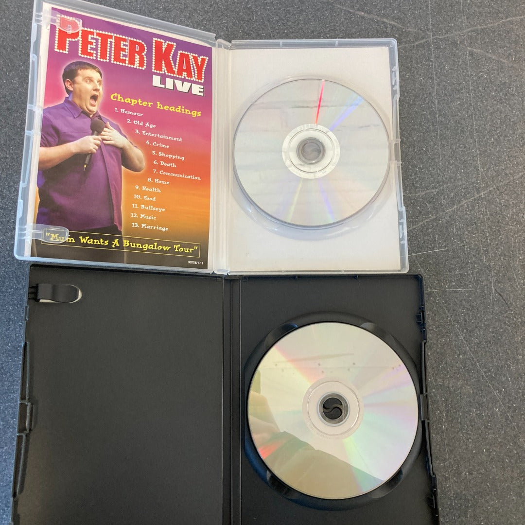 Peter Kay DVD Bundle x 5 Signed Phoenix Nights Peter Kay Live
