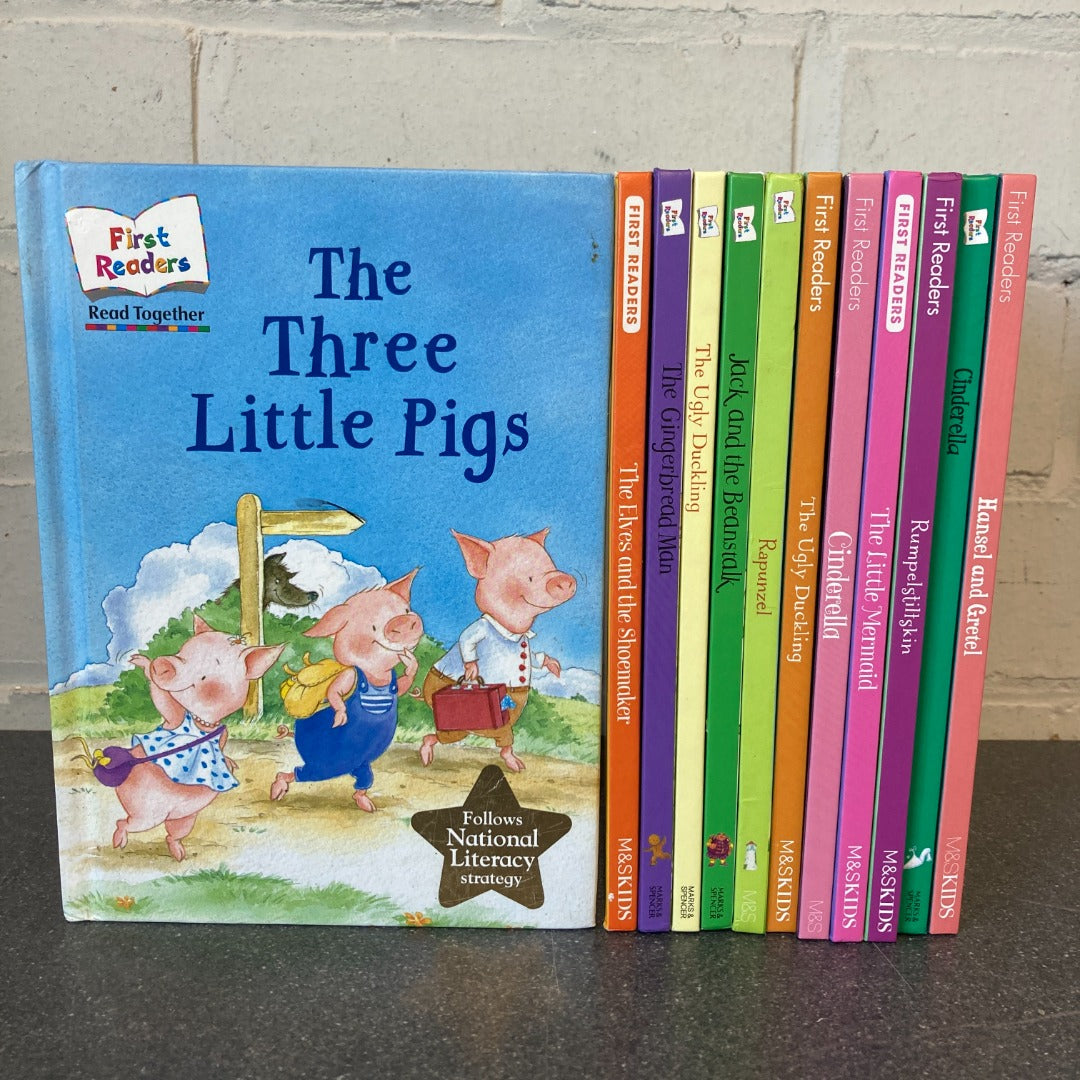 First Readers Book Bundle x 12 M&S Kids Early Readers Gifts for Kids